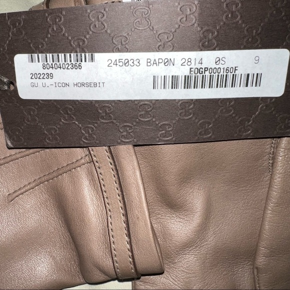 GUCCI ICON HORSEBIT LEATHER GLOVES - Picture 11 of 14